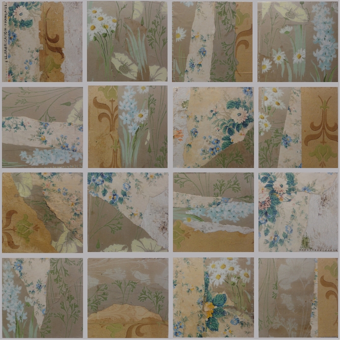 mosaiques papiers peints anciens