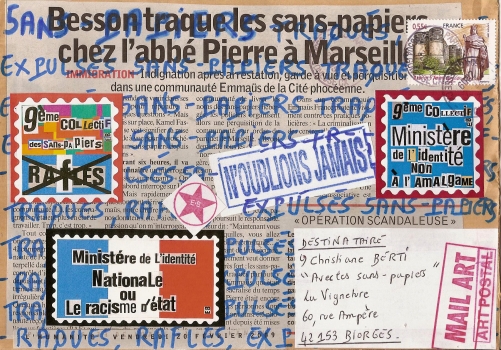 mailart pour les sans papiers