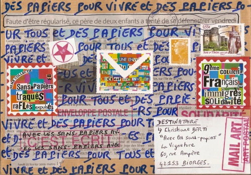 mailart pour les sans papiers