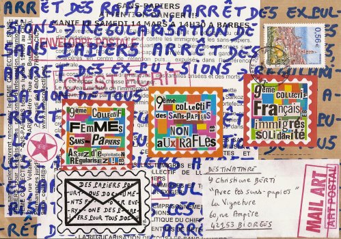 mailart pour les sans papiers