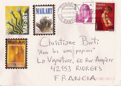 enveloppe de Carlos Botana