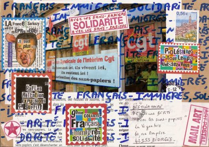 mailart pour les sans papiers