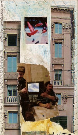 mailart pour les sans papiers de Pascal Minart verso
