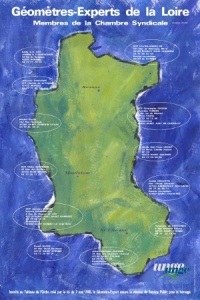 carte des experts geometres de la loire